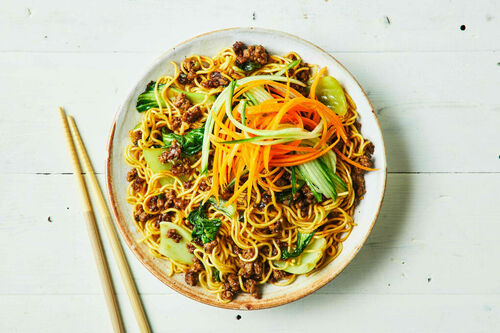 Spicy Hoisin Lamb Noodles