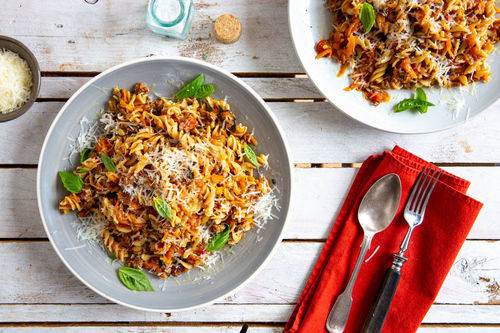 Schnelle Rinder-Bolognese