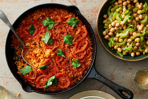 Tomato & Shrimp Paella