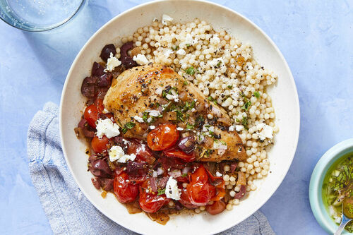 Peak Season! Mediterranean Skillet Salmon