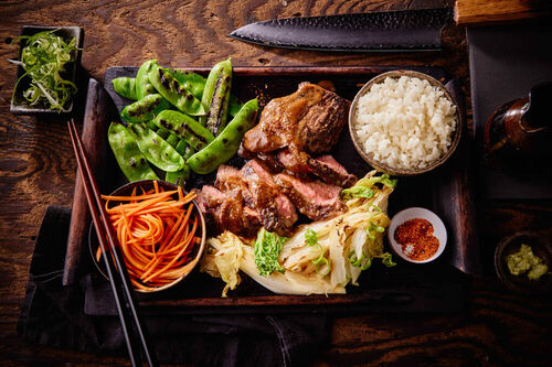 Wagyu Steaks and Miso Butter Sauce