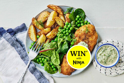 No-Fuss Crumbed Fish and Chips