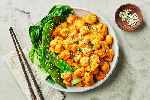 Fast Tteokbokki-Style Gnocchi