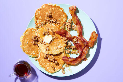 Oat & Chia Buttermilk Pancakes