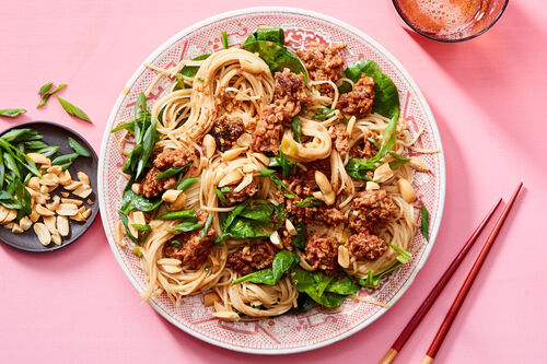 Dan Dan Noodles with Readymade Chicken