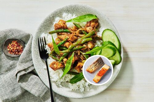 Fragrant Sticky Szechuan Salmon and Rice