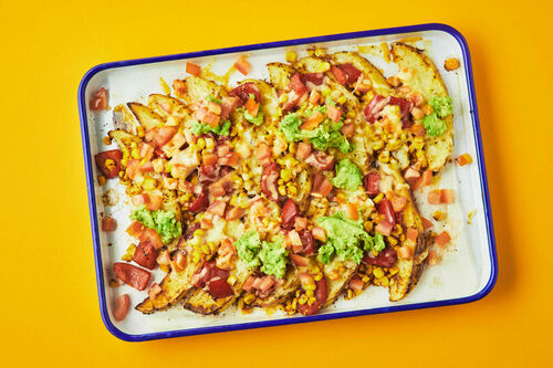 Cheesy Vego Loaded Wedges