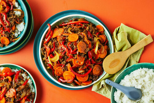 Mongolian Beef and Rice