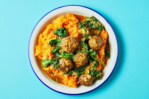 Balanced Saucy Beef Meatballs