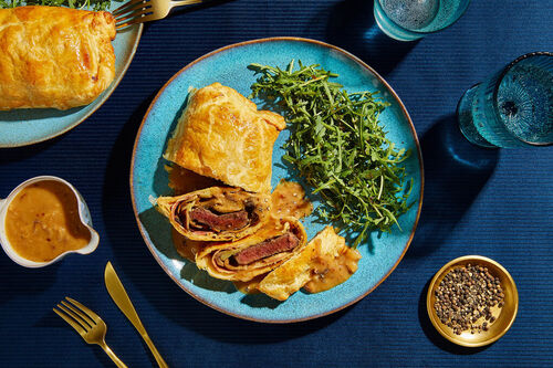 Bio-Rind Wellington-Style mit Serrano