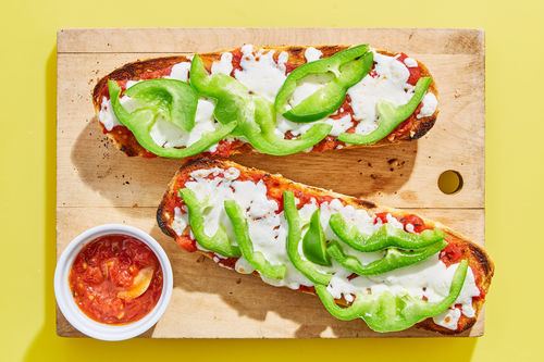 Chicken Sausage French Bread Pizza