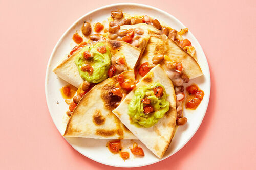 Cheesy Bean Quesadillas