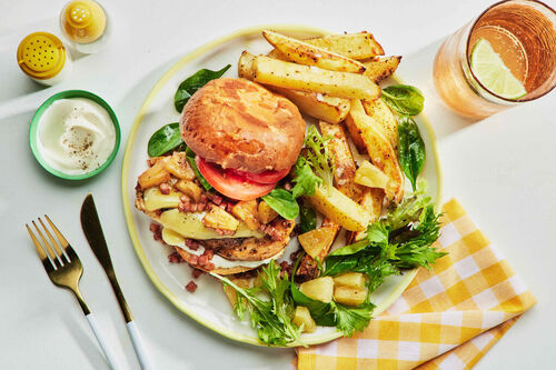 Epic Aloha Chicken and Bacon Burger