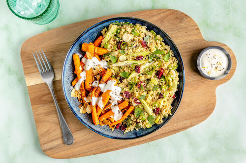 Bulgursalade met cranberry's en amandel