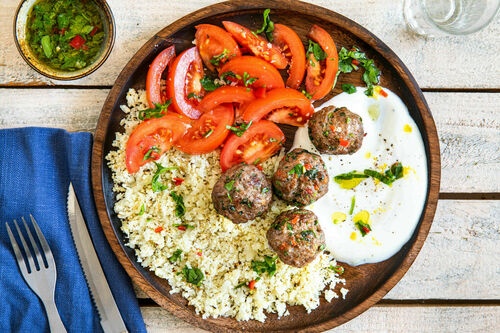 Chimichurriballetjes van bio-rundergehakt