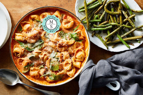 Martha's Best Saucy Tortelloni Florentine