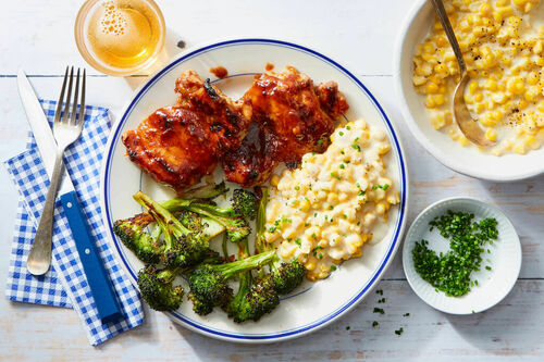 Honey BBQ Chicken Thighs