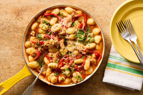 Chicken Cacciatore with Gnocchi