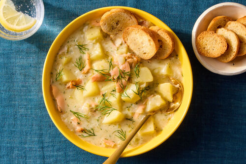 Creamy Smoked Salmon Chowder