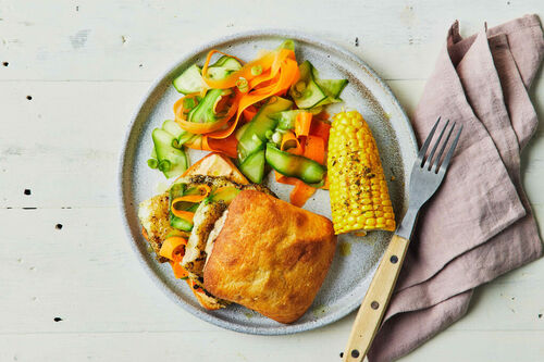 Fast Smoky Aioli Fish Baps