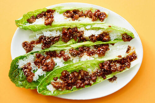 Teriyaki Chicken Lettuce Wraps