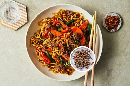 Chinese Beef Noodle Stir-Fry