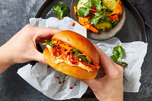 Spicy Pork Burgers