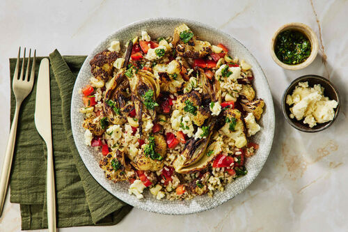 Nutritious Cauliflower and Fennel Rice Salad