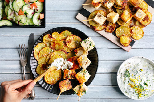 Extra portie gebakken grillkaas