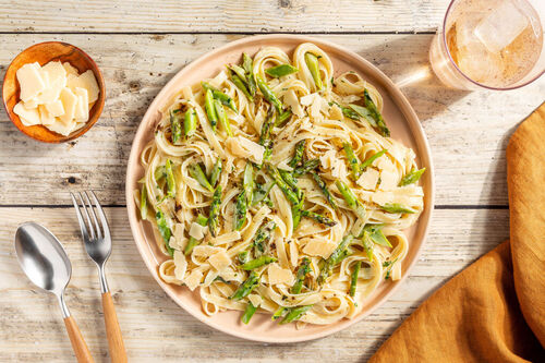 Truffelpasta met asperges