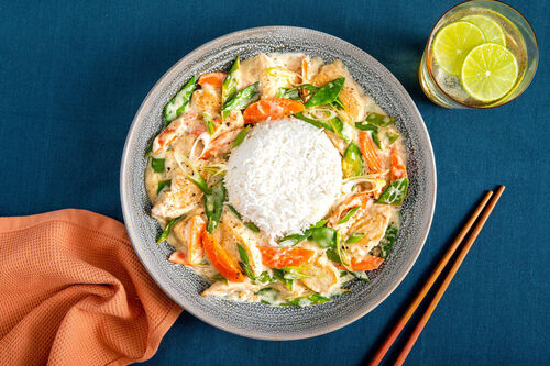 Blanquette van kipfilet met peultjes