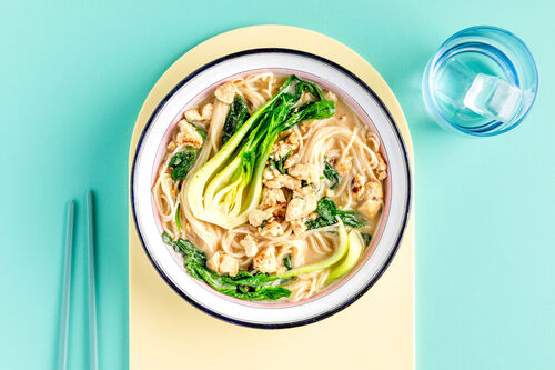 Tofu-Nudelsuppe Tan-Tan-Style