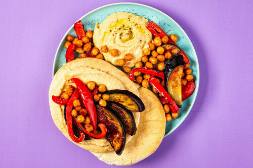 Sandwich mit pikantem Röstgemüse