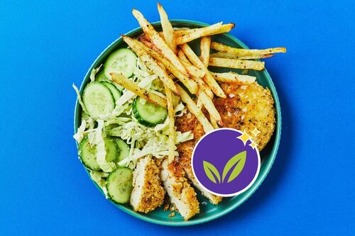 Italian Haloumi Schnitzel