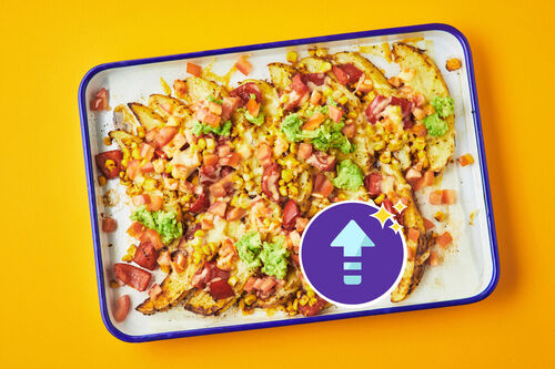 Cheesy Beef and Veg Loaded Wedges