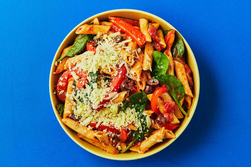 Vegan Peperonata Pasta