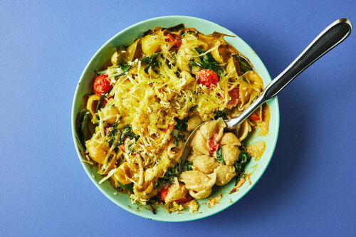 Secret Ingredient Creamy Vegan Pasta Bake