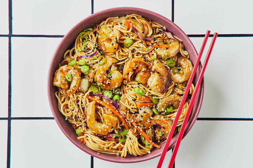 15-Min Prawn Noodle Stir-Fry