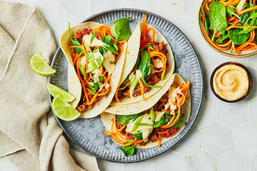 Mushroom 'Meat' Tacos