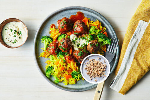 Kofta-Spiced Pork Meatballs