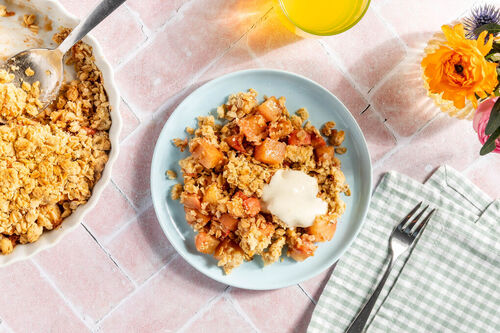 Amerikaanse appelcrumble