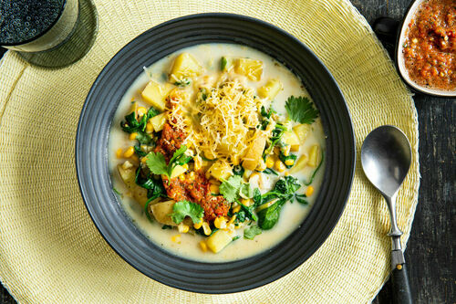 Ecuadoriaanse aardappelsoep