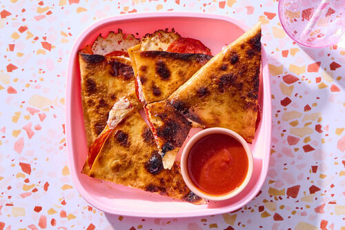 Kid-Friendly! Pepperoni Pizzadilla 🍕🍕
