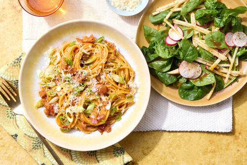 Gochujang Bacon Carbonara
