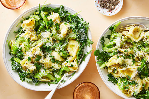 Lemony Tortelloni Pasta Salad