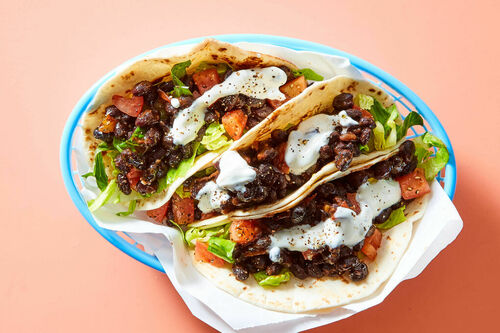 Spiced Black Bean Tacos