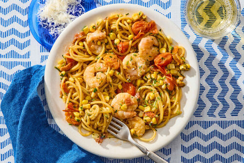 Peak Season! Shrimp Spaghetti