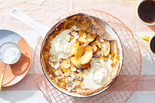 Chef Series! Peaches & Cream Dutch Baby