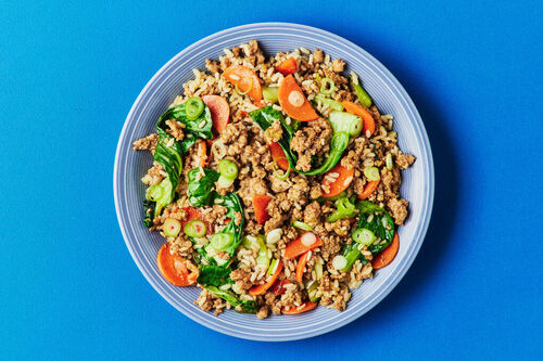 Calorie-Conscious Szechuan Pork Fried Rice