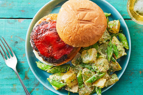 Meatloaf Turkey Burger on Artisan Bun